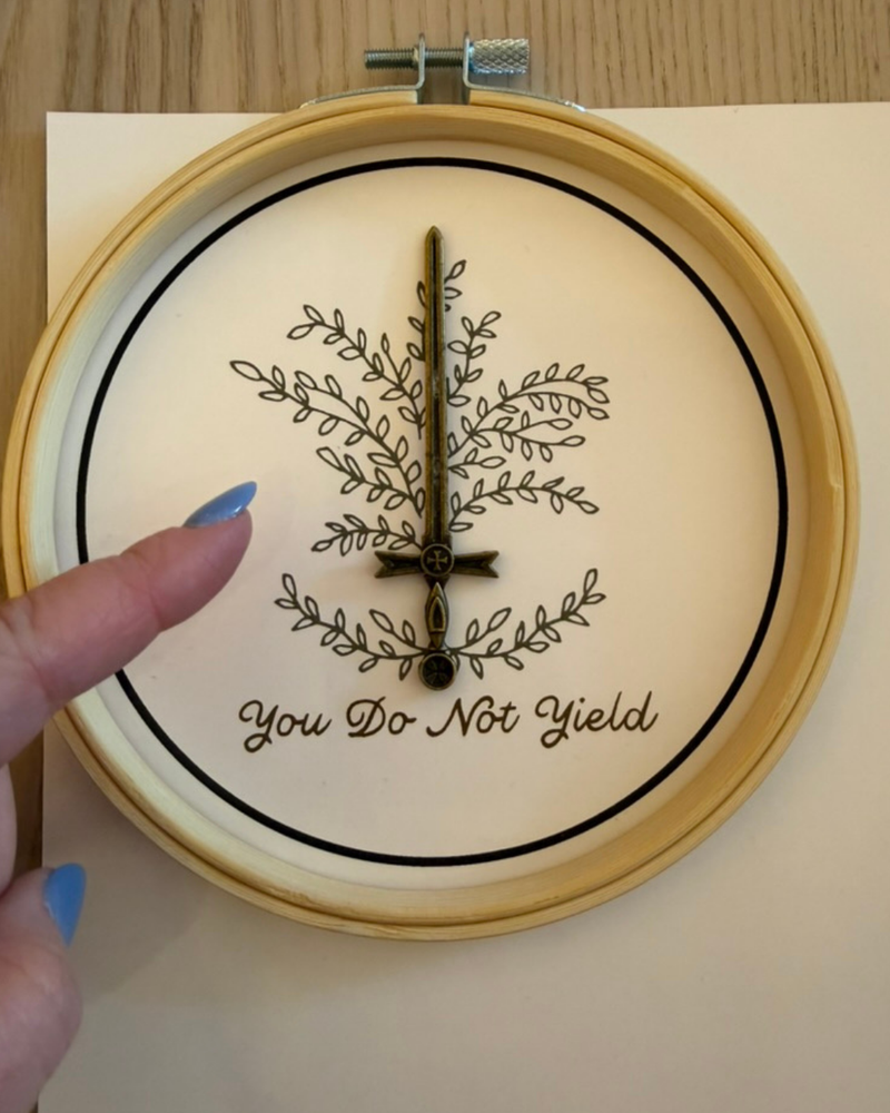 Load image into Gallery viewer, You Do Not Yield Embroidery