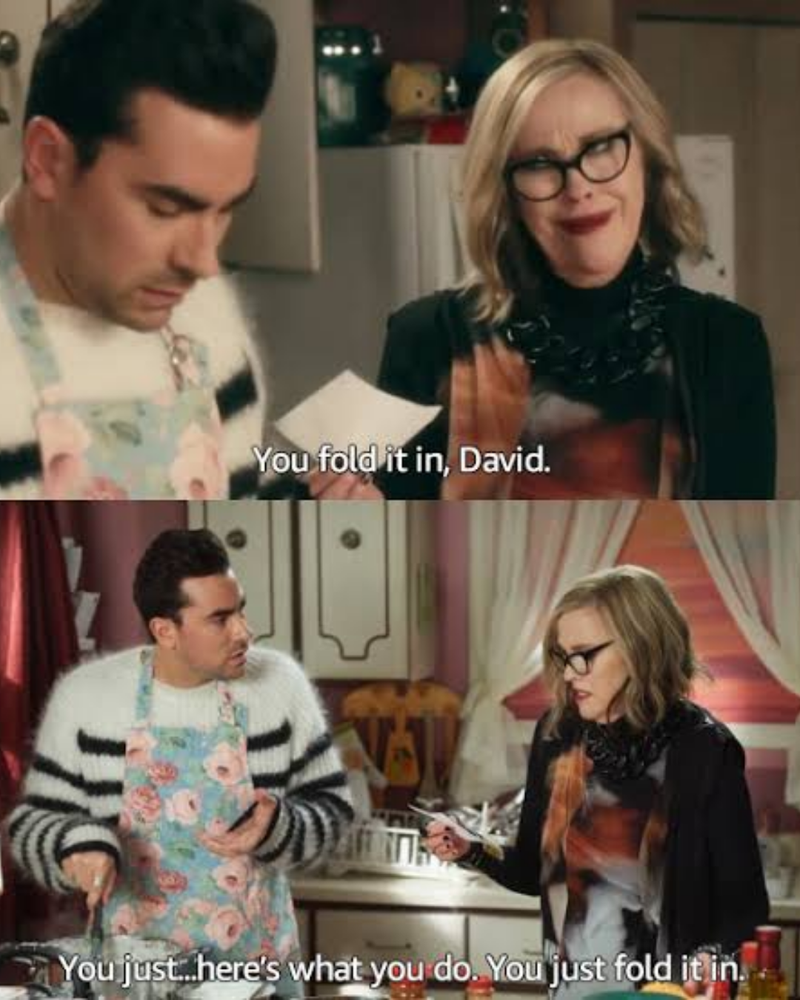 Load image into Gallery viewer, Schitt’s Creek Night: Fold In The Cheese Embroidered Apron