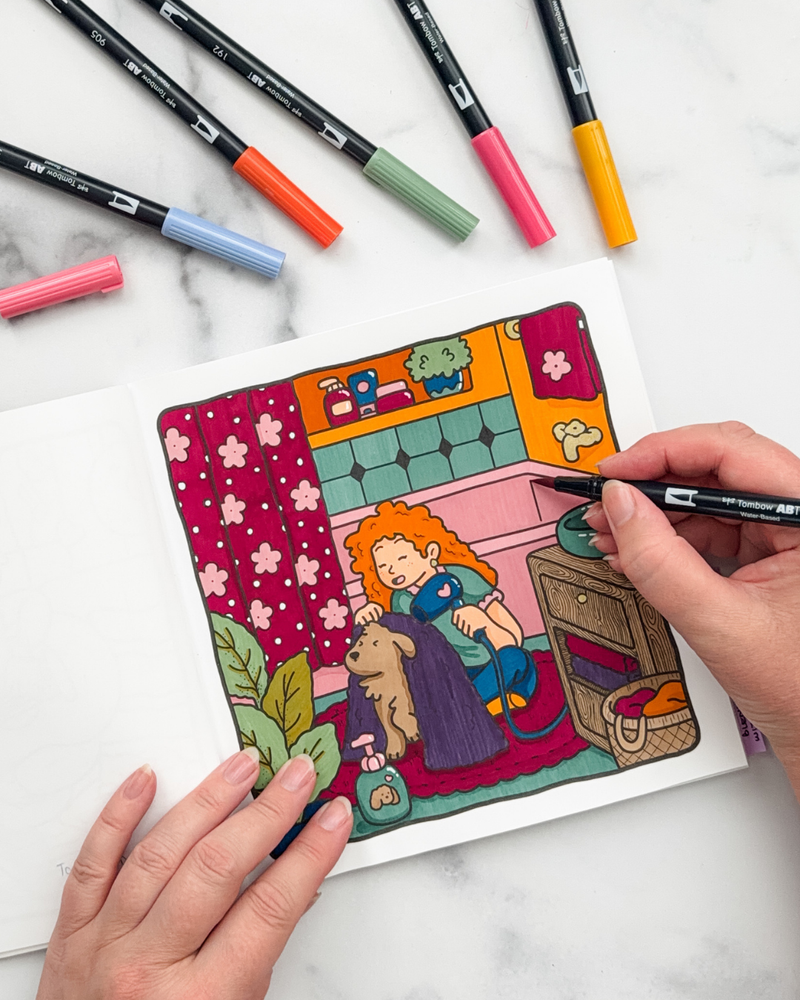 Load image into Gallery viewer, Coloring & Blending - How to color using Alcohol & Water-based Markers
