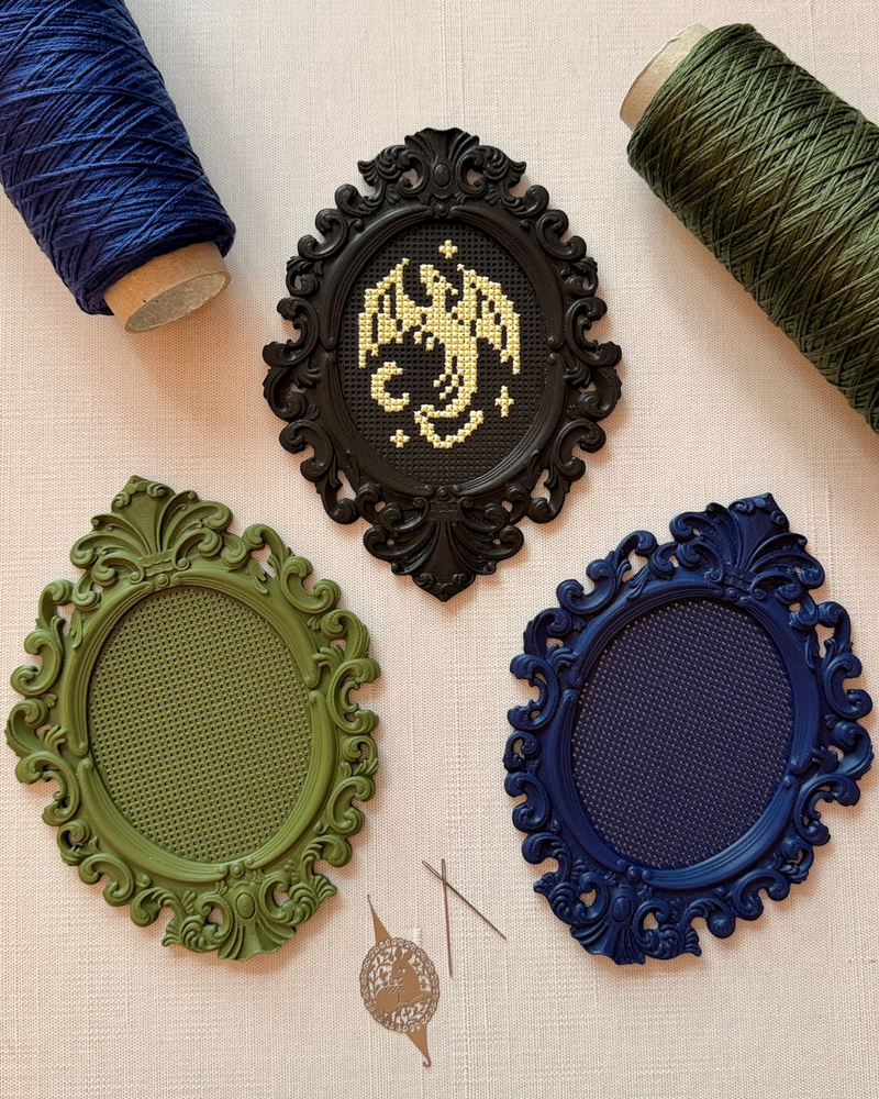 Load image into Gallery viewer, Cross Stitch Baroque Frame