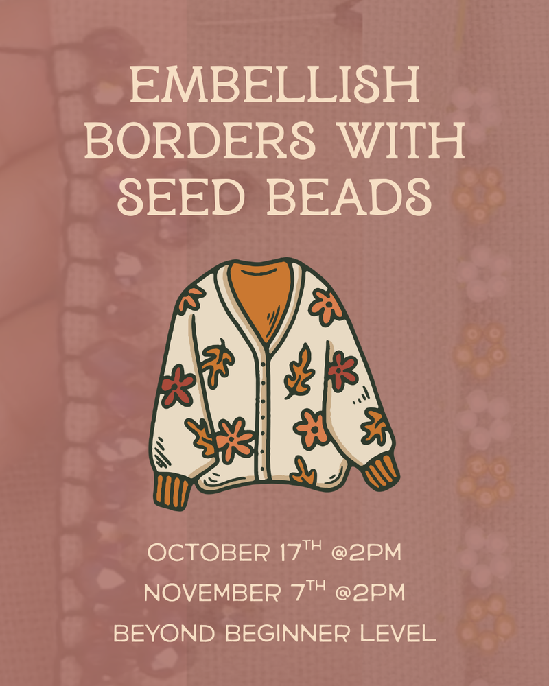 Load image into Gallery viewer, Embellish Borders with Seed Beads
