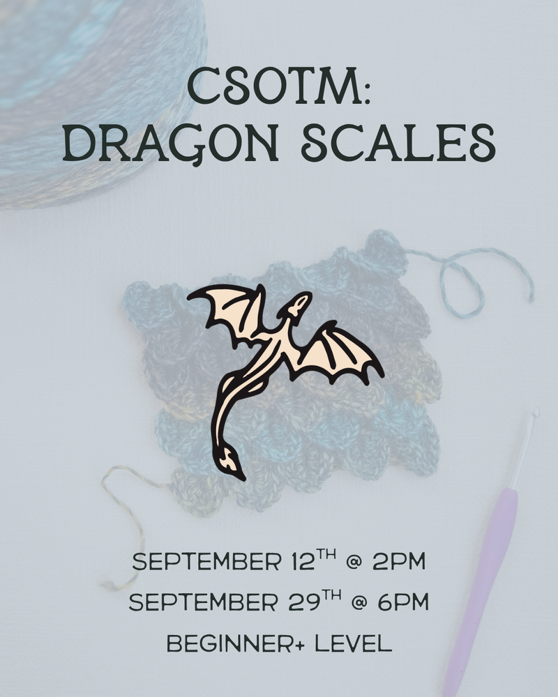 Load image into Gallery viewer, CSOTM: Special Edition Dragon Scales Stitch + Shawl
