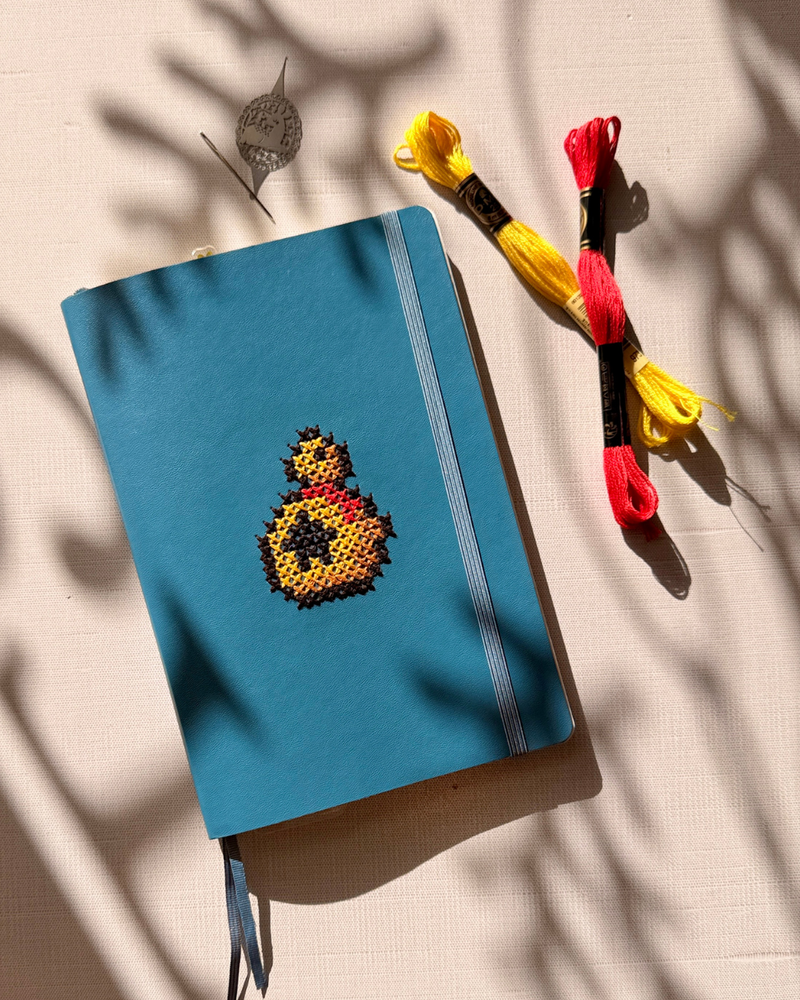 Load image into Gallery viewer, Cross Stitched Journal Cover