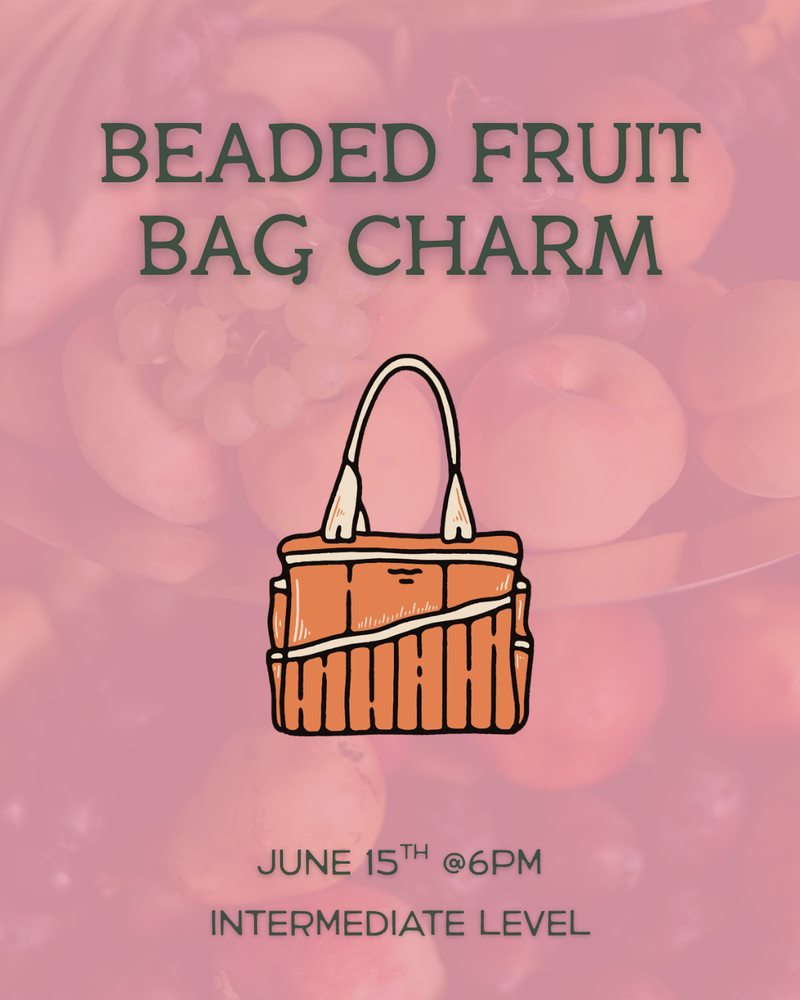 Load image into Gallery viewer, Beaded Fruit Bag Charm