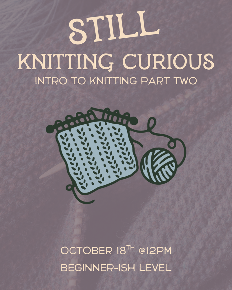 Load image into Gallery viewer, Still Knitting Curious...? - Knitting for Beginners Part 2