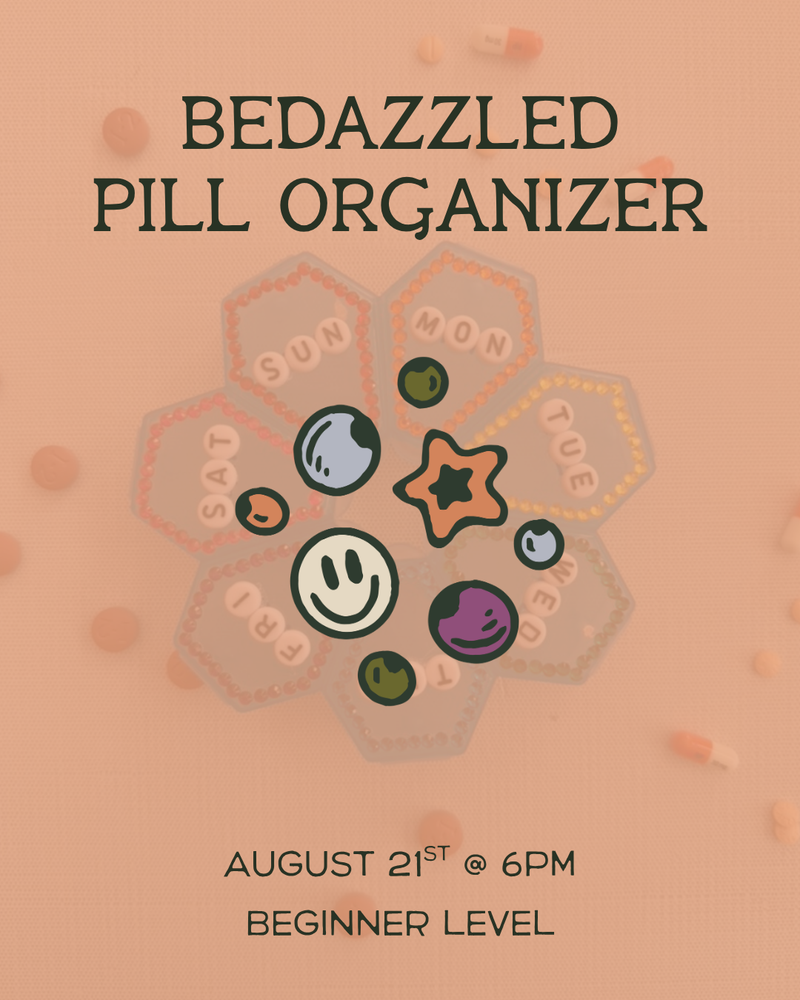Load image into Gallery viewer, Bedazzled Pill Organizer