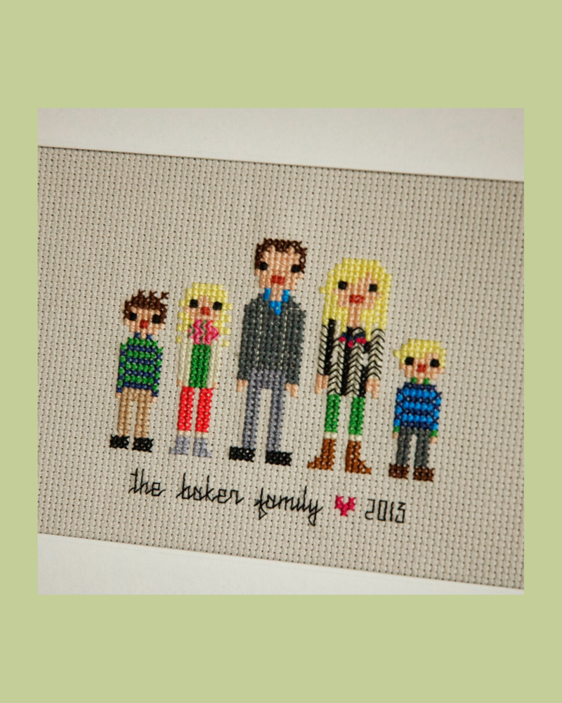 Load image into Gallery viewer, Cross Stitch Your Family