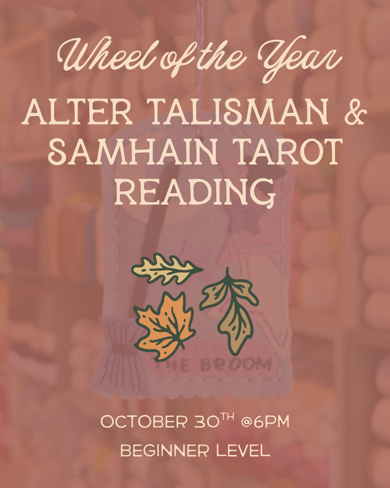 Load image into Gallery viewer, Wheel of the Year Altar Talisman & Samhain Tarot Reading