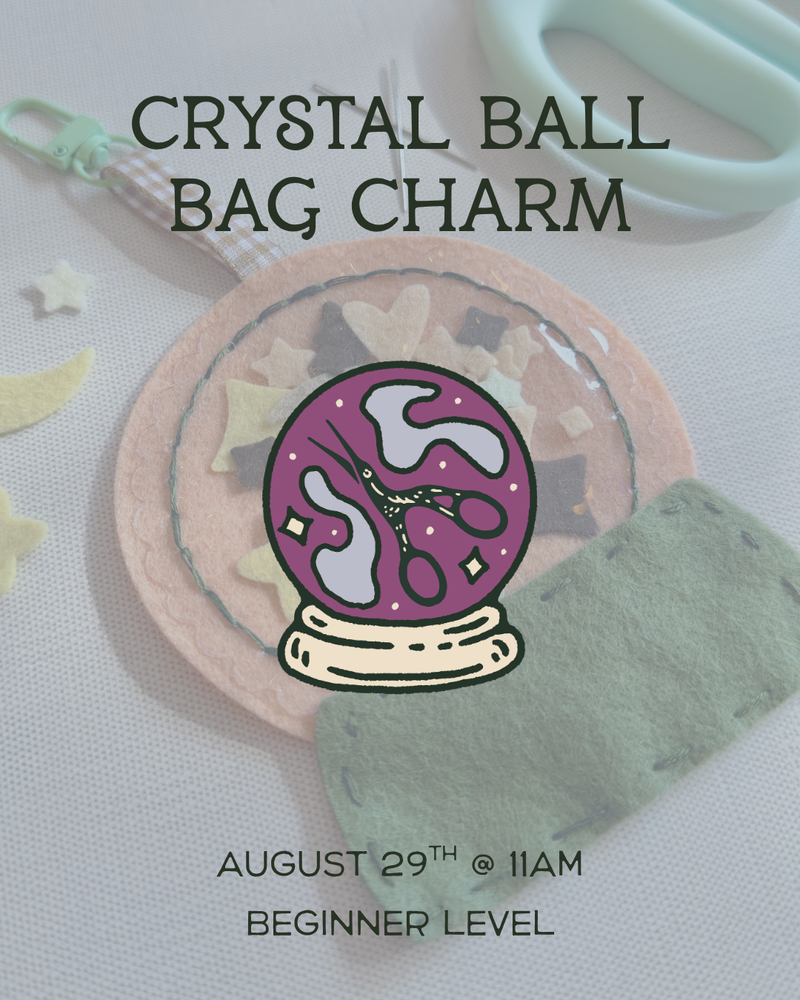 Load image into Gallery viewer, Crystal Ball Bag Charm