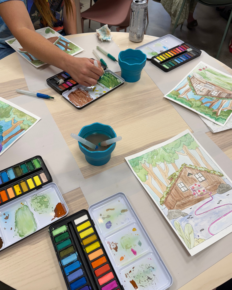 Load image into Gallery viewer, Wands & Watercolors - Choose Your Hogwarts House