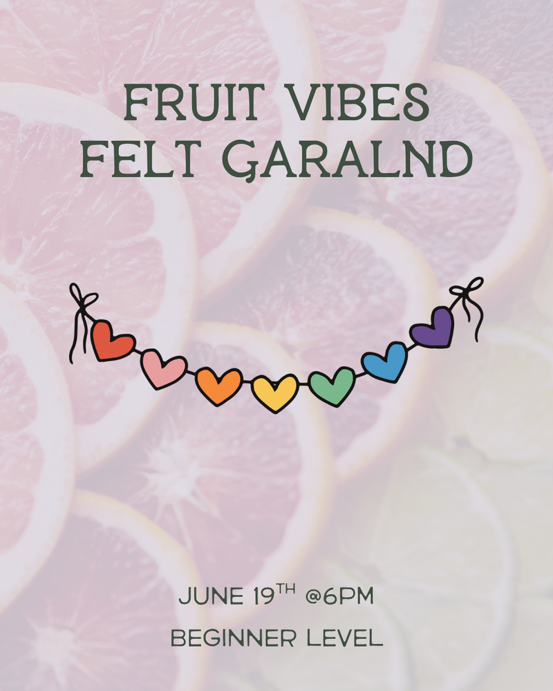 Load image into Gallery viewer, Fruit Vibes Felt Garland