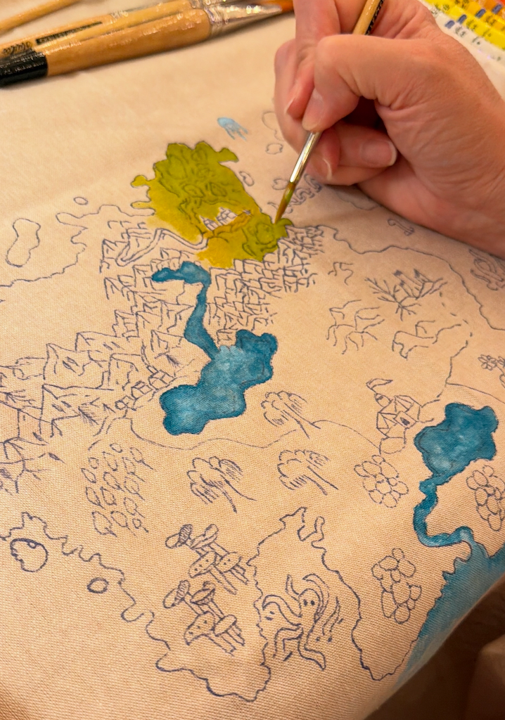 Load image into Gallery viewer, Fantasy Cartography Stitch-A-Long: A 5 Week Custom Map Making Experience