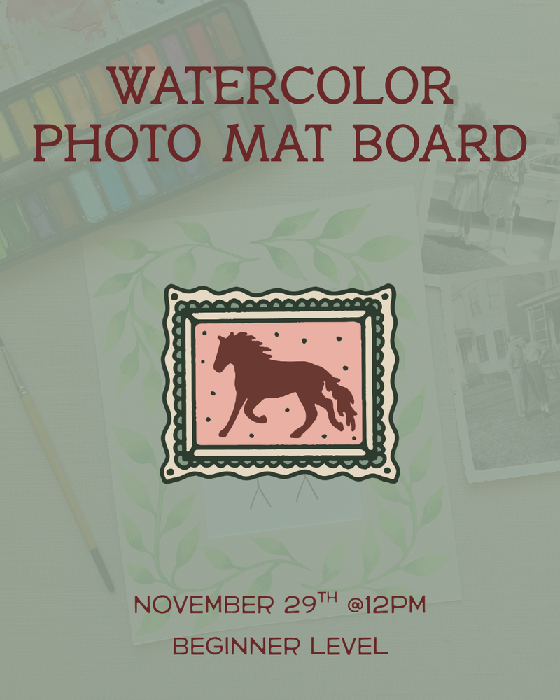 Load image into Gallery viewer, Watercolor Photo Mat Board
