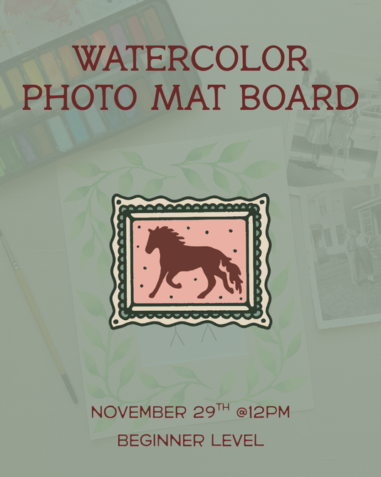 Watercolor Photo Mat Board