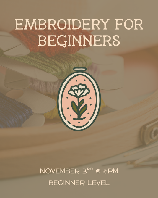 Embroidery for Beginners