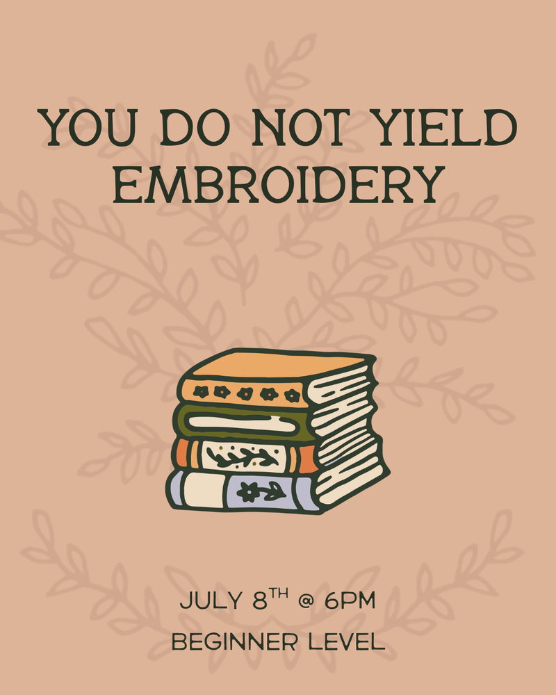 Load image into Gallery viewer, You Do Not Yield Embroidery
