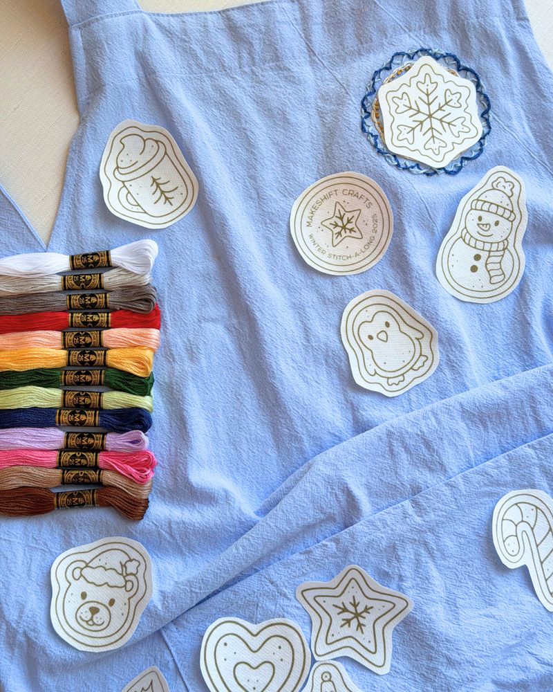 Load image into Gallery viewer, Holiday Baking Apron Stitch-A-Long (SAL)
