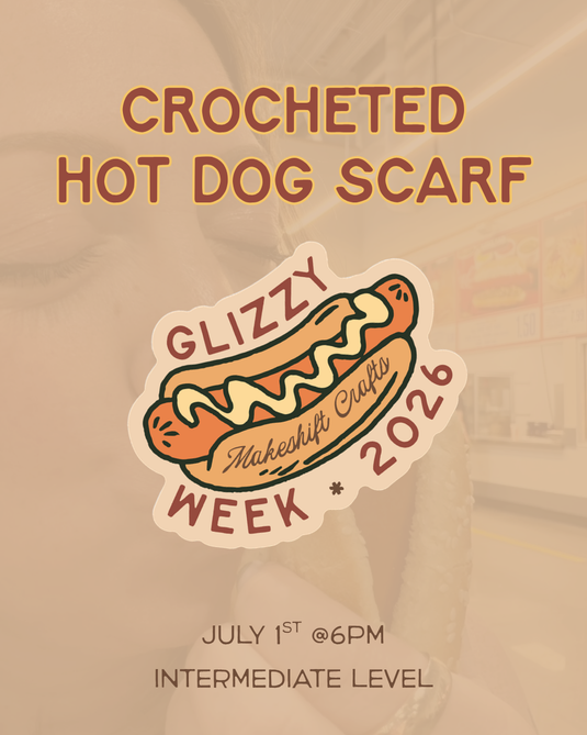 Crochet Hot Dog Scarf