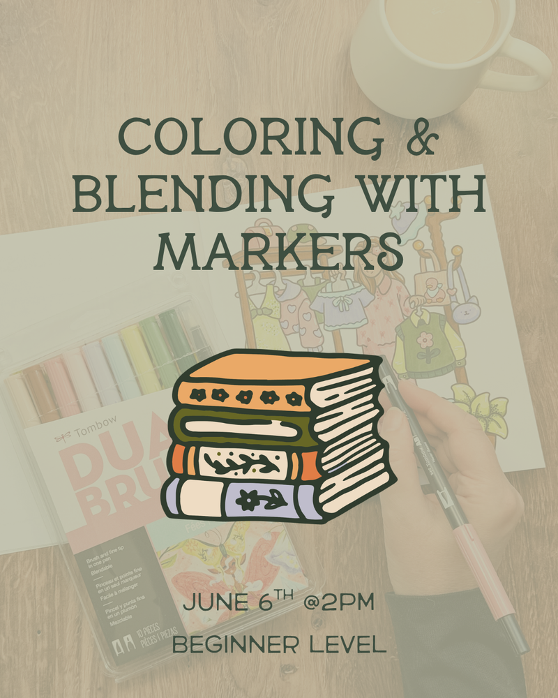 Load image into Gallery viewer, Coloring &amp; Blending - How to color using Alcohol &amp; Water-based Markers

