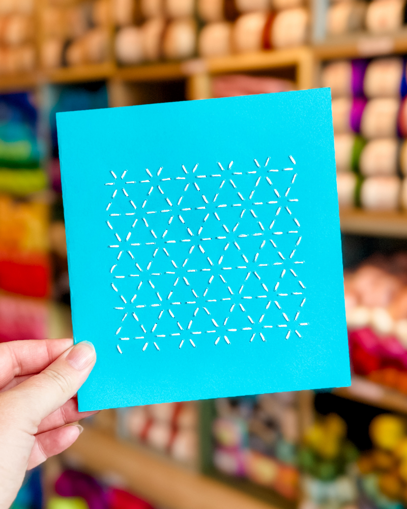 Load image into Gallery viewer, Mini Book Binding &amp; Sashiko Embroidered Notebook
