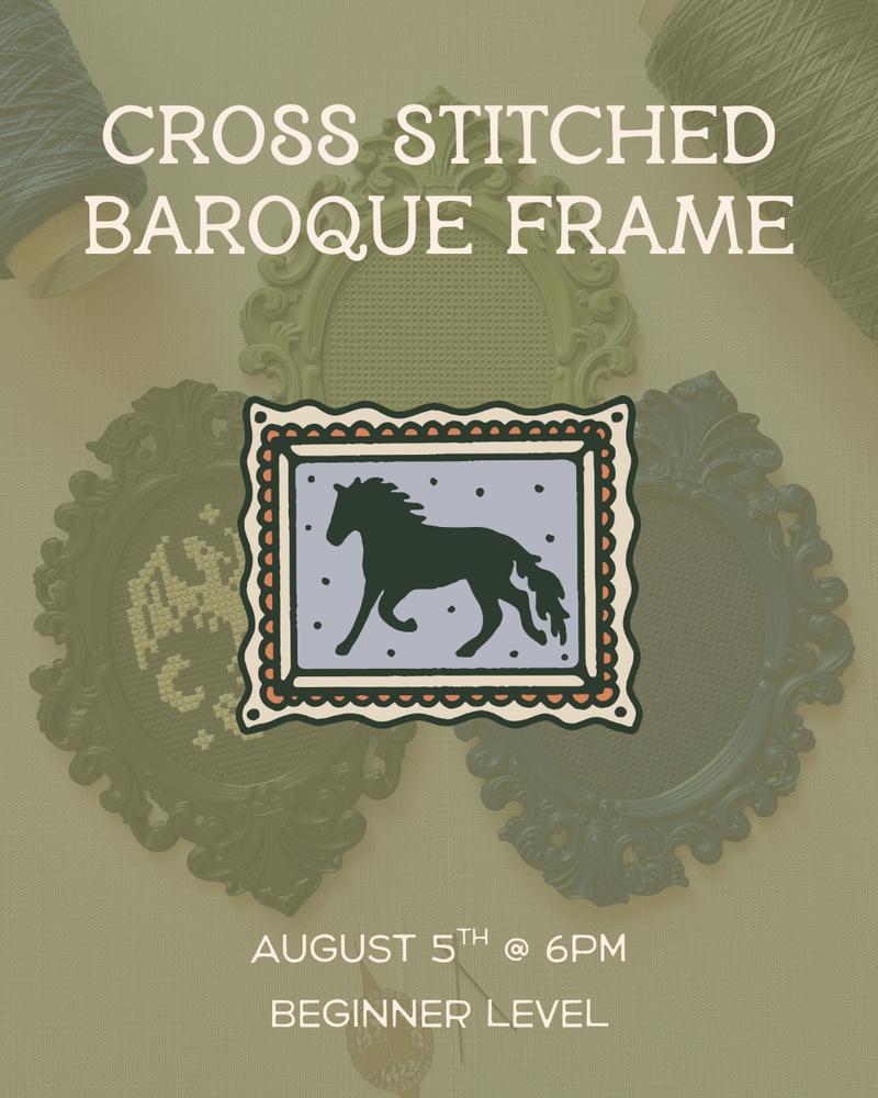 Load image into Gallery viewer, Cross Stitch Baroque Frame
