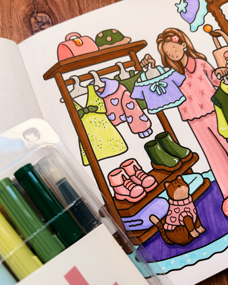 Load image into Gallery viewer, Coloring &amp; Blending - How to color using Alcohol &amp; Water-based Markers
