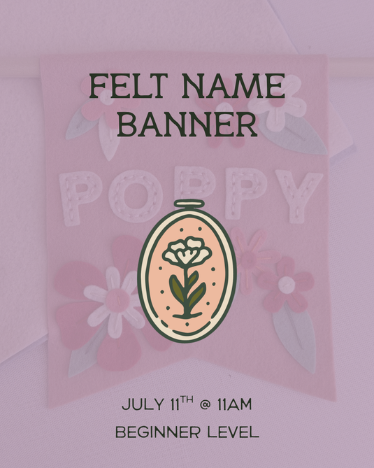 Felt Name Banner