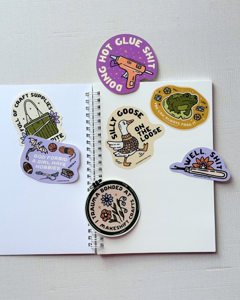 Load image into Gallery viewer, Makeshift Crafts Original Waterproof Vinyl Stickers

