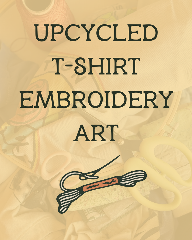 Load image into Gallery viewer, Upcycled T-Shirt Embroidery Workshop
