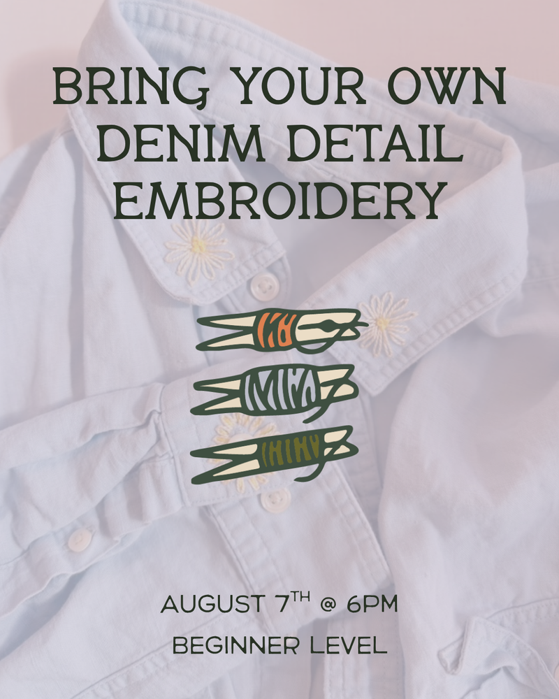 Load image into Gallery viewer, Bring Your Own Denim Detail Embroidery &amp; Embellishment
