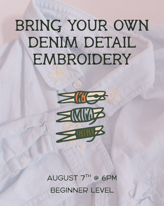 Bring Your Own Denim Detail Embroidery & Embellishment