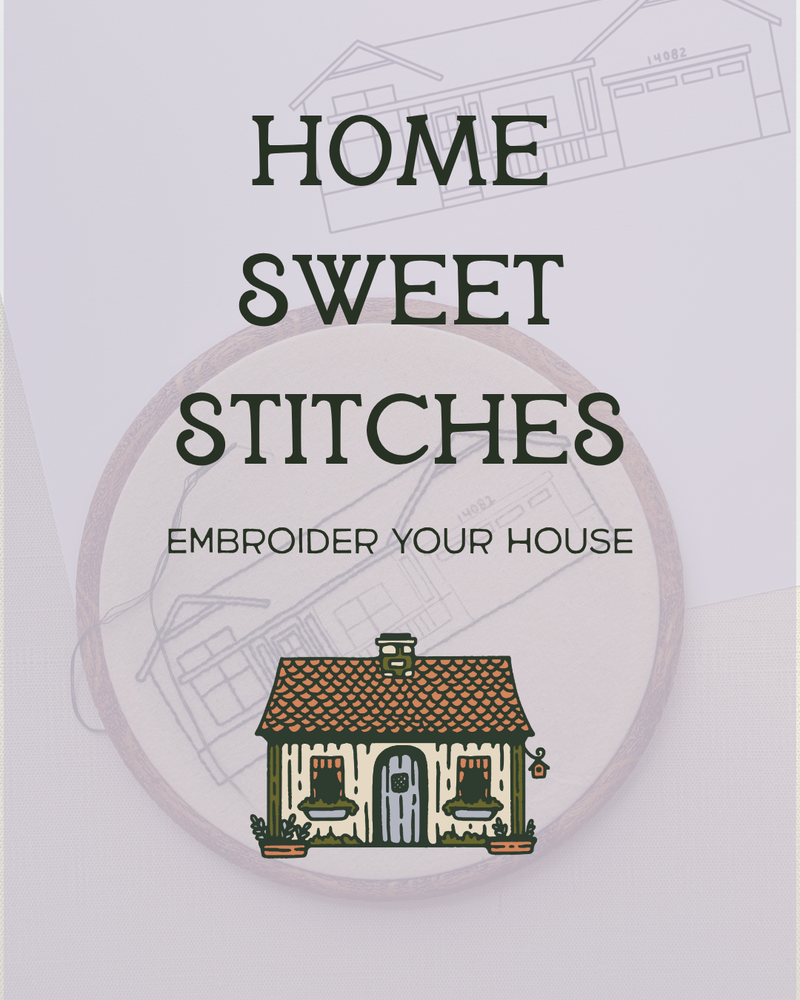 Load image into Gallery viewer, Home Sweet Stitches - Embroider Your House
