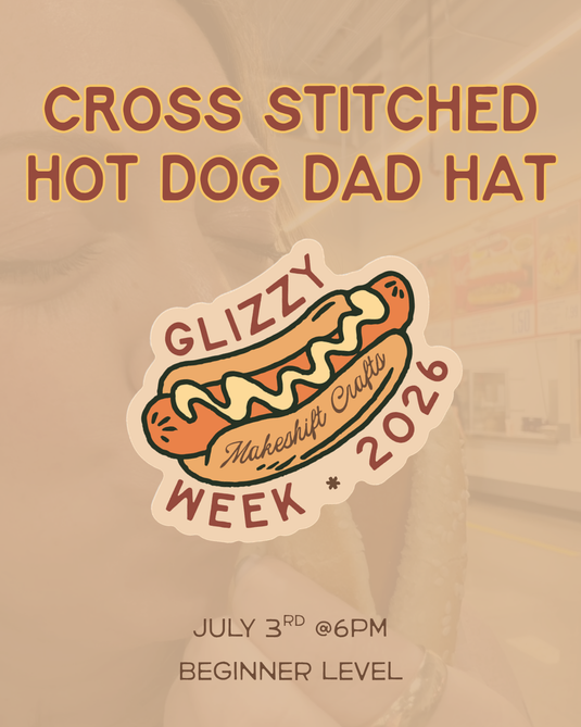 Cross Stitched Glizzy Dad Hat