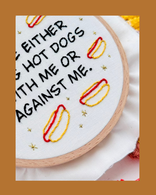 Savage Stitcher x Makeshift Crafts: Glizzy Embroidery