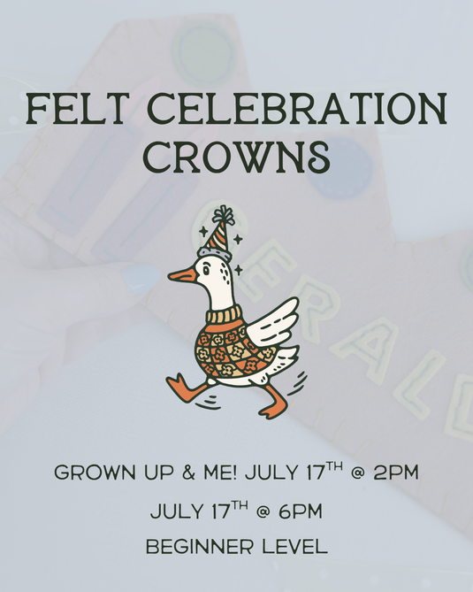 Felt Celebration Crowns