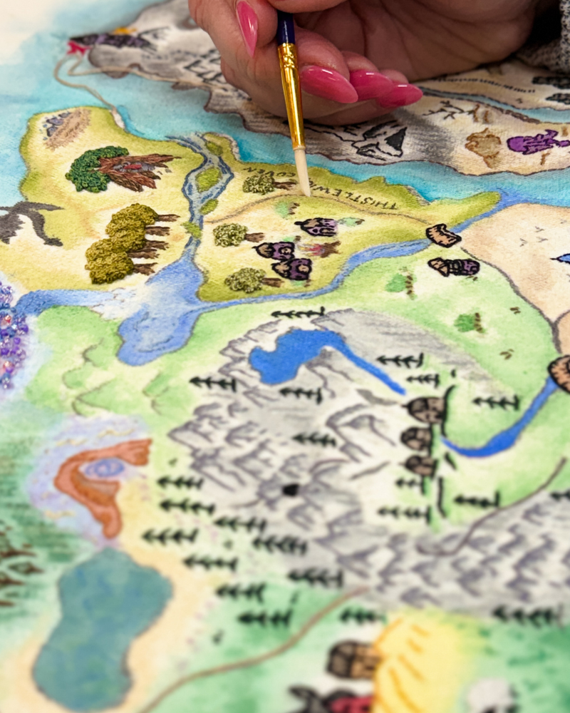 Load image into Gallery viewer, Fantasy Cartography Stitch-A-Long: A 5 Week Custom Map Making Experience
