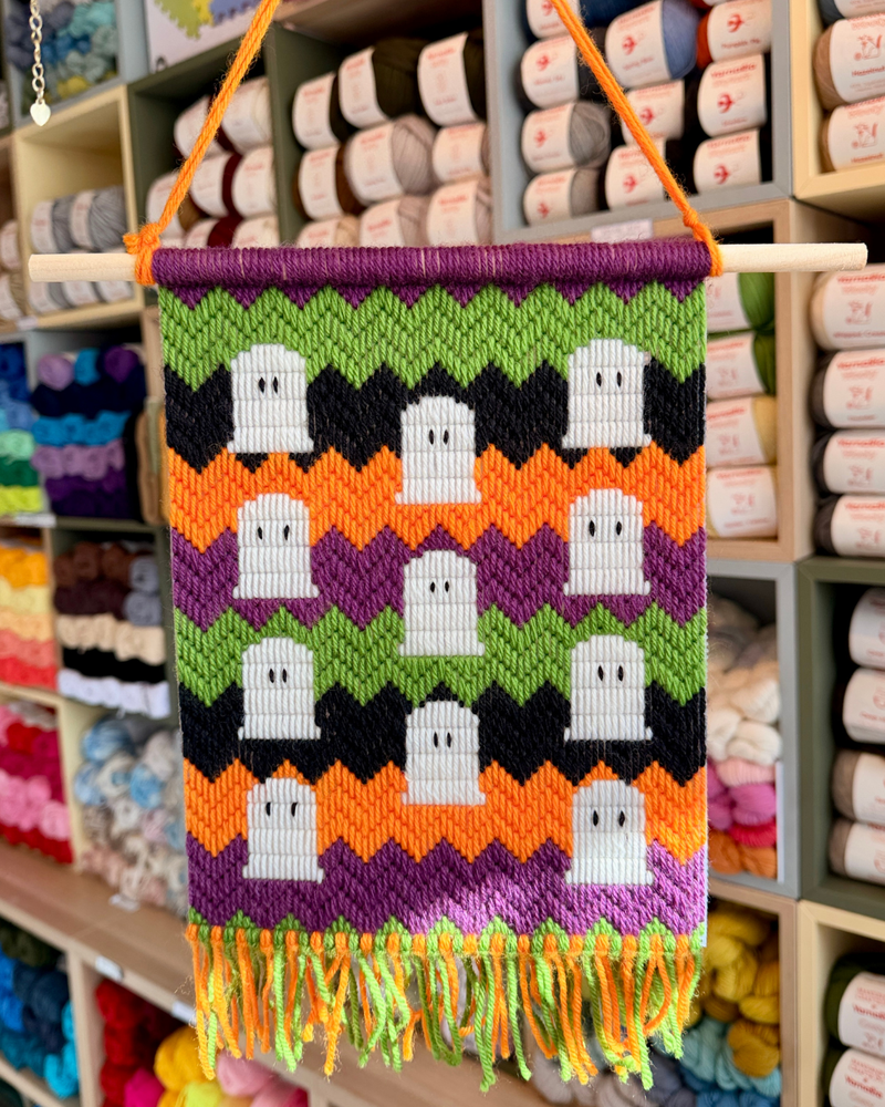 Load image into Gallery viewer, Spooky Bargello Tapestry
