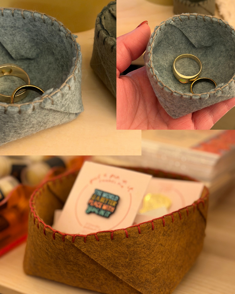 Load image into Gallery viewer, Felt Trinket Trays
