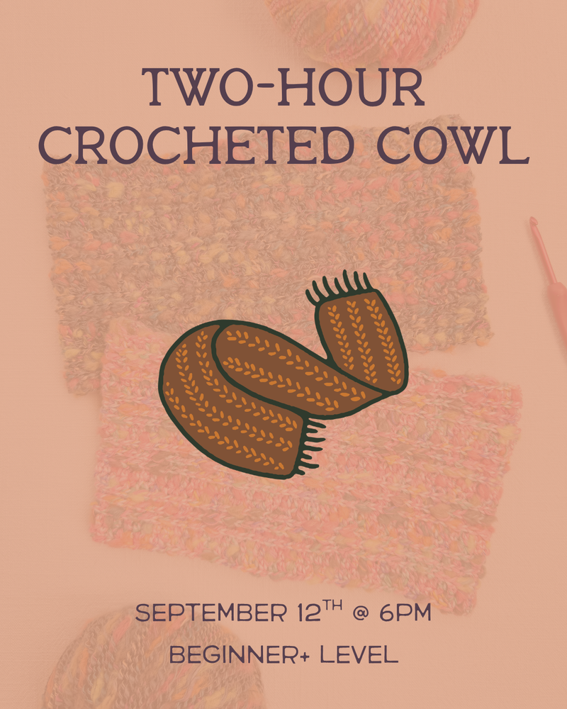 Load image into Gallery viewer, Two-Hour Crocheted Cowl
