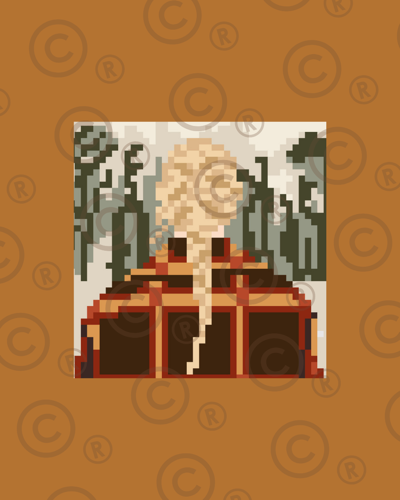 Load image into Gallery viewer, Swiftie Day: Evermore - Mini Album Cross Stitch of the Month
