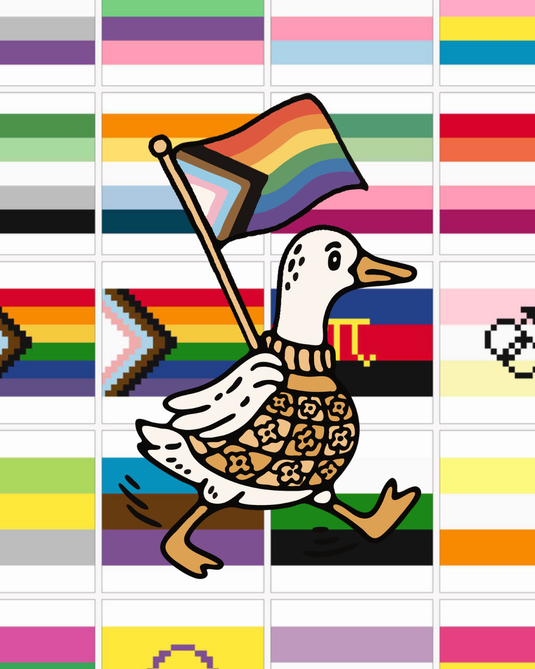 Cross Stitched Pride Flag - Choose Your Own Adventure