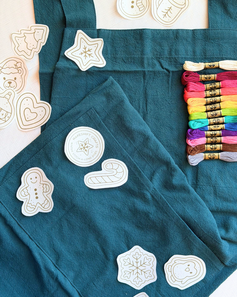 Load image into Gallery viewer, Holiday Baking Apron Stitch-A-Long (SAL)
