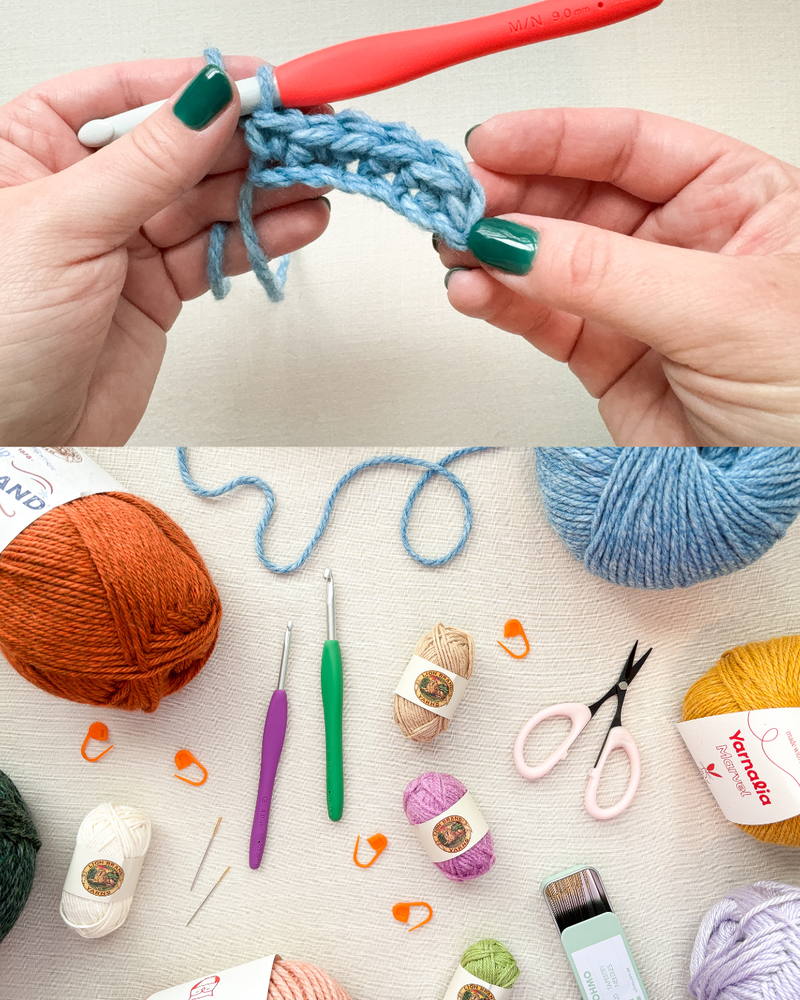 Load image into Gallery viewer, Intro to Crochet for Beginners 101: Foundations of Crochet
