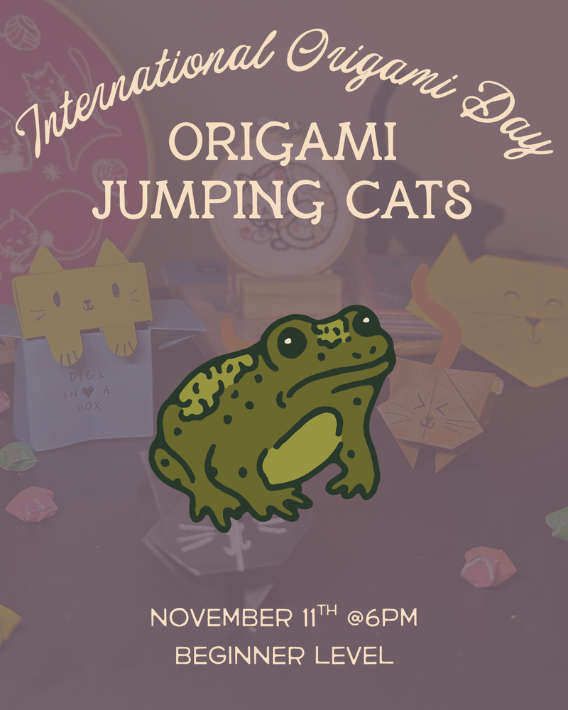 Load image into Gallery viewer, Jumping Origami Paper Cats
