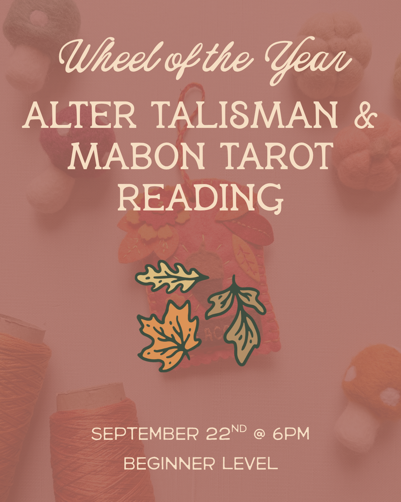 Load image into Gallery viewer, Wheel of the Year Altar Talisman &amp; Mabon Tarot Reading
