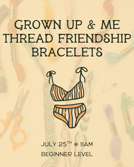 Grown Up & Me: Thread Friendship Bracelets