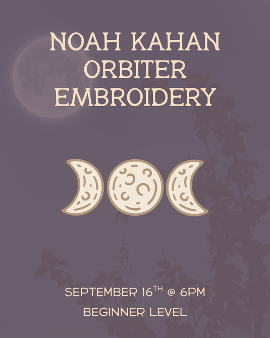 Noah Kahan "Orbiter" Embroidery