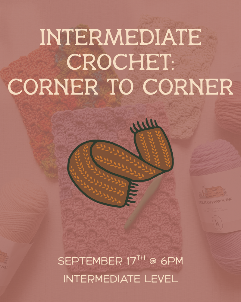 Load image into Gallery viewer, Intermediate Crochet: C2C (Corner 2 Corner)
