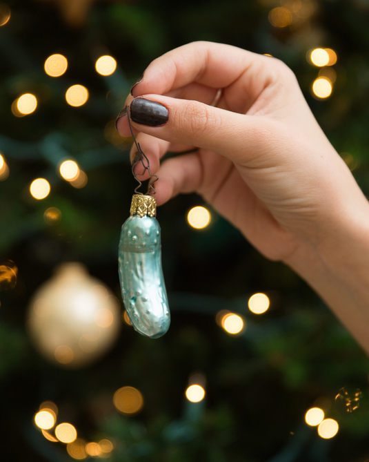 National Pickle Day!! Sparkly Felt Pickle Ornament