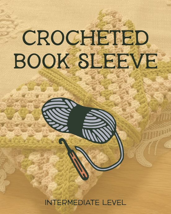 Cozy Crocheted Book Sleeve